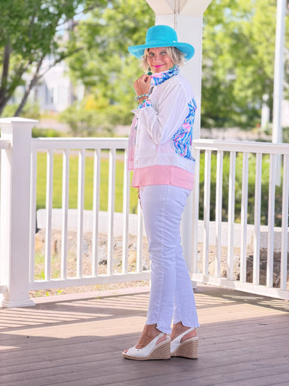 COTTON CANDY COAST LINEN JACKET