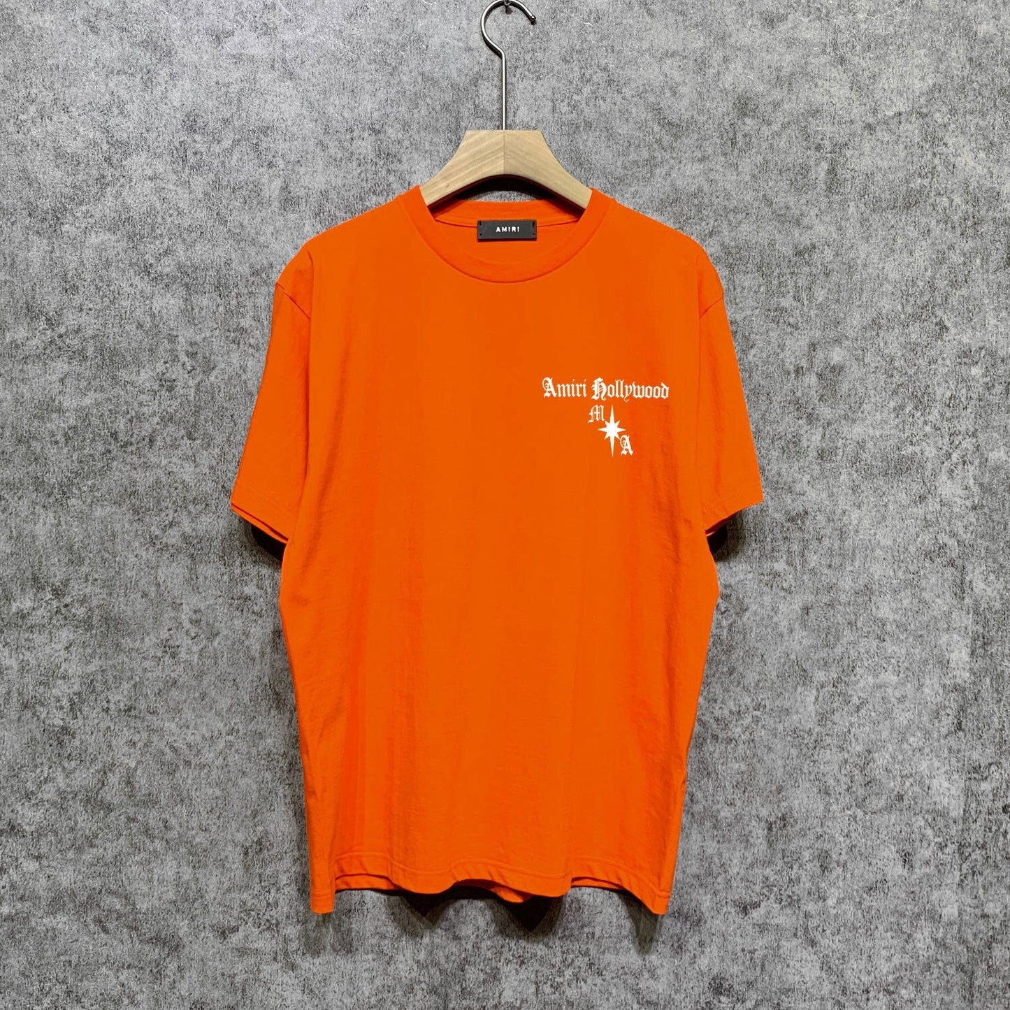 Amiri t shirts sanskrit printing short sleeve
