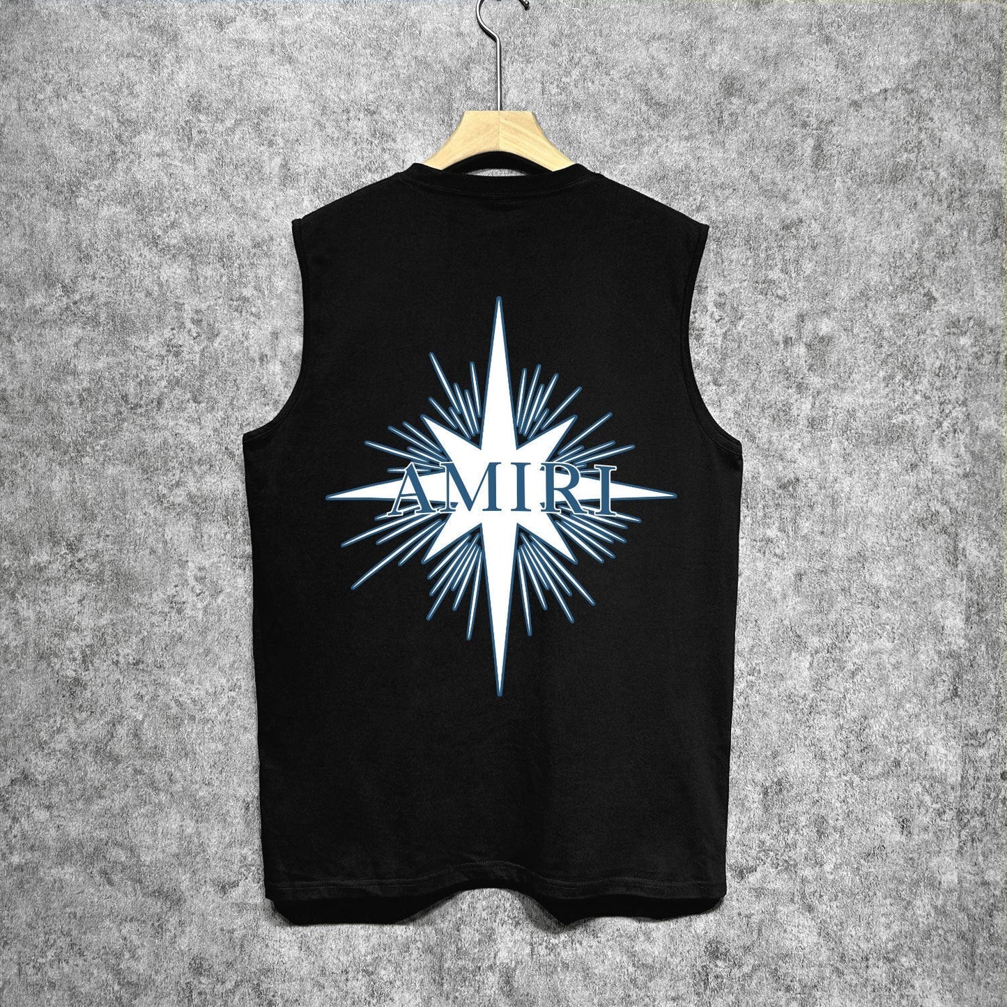 Amiri tank top star shield print