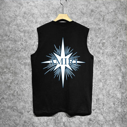 Amiri tank top star shield print