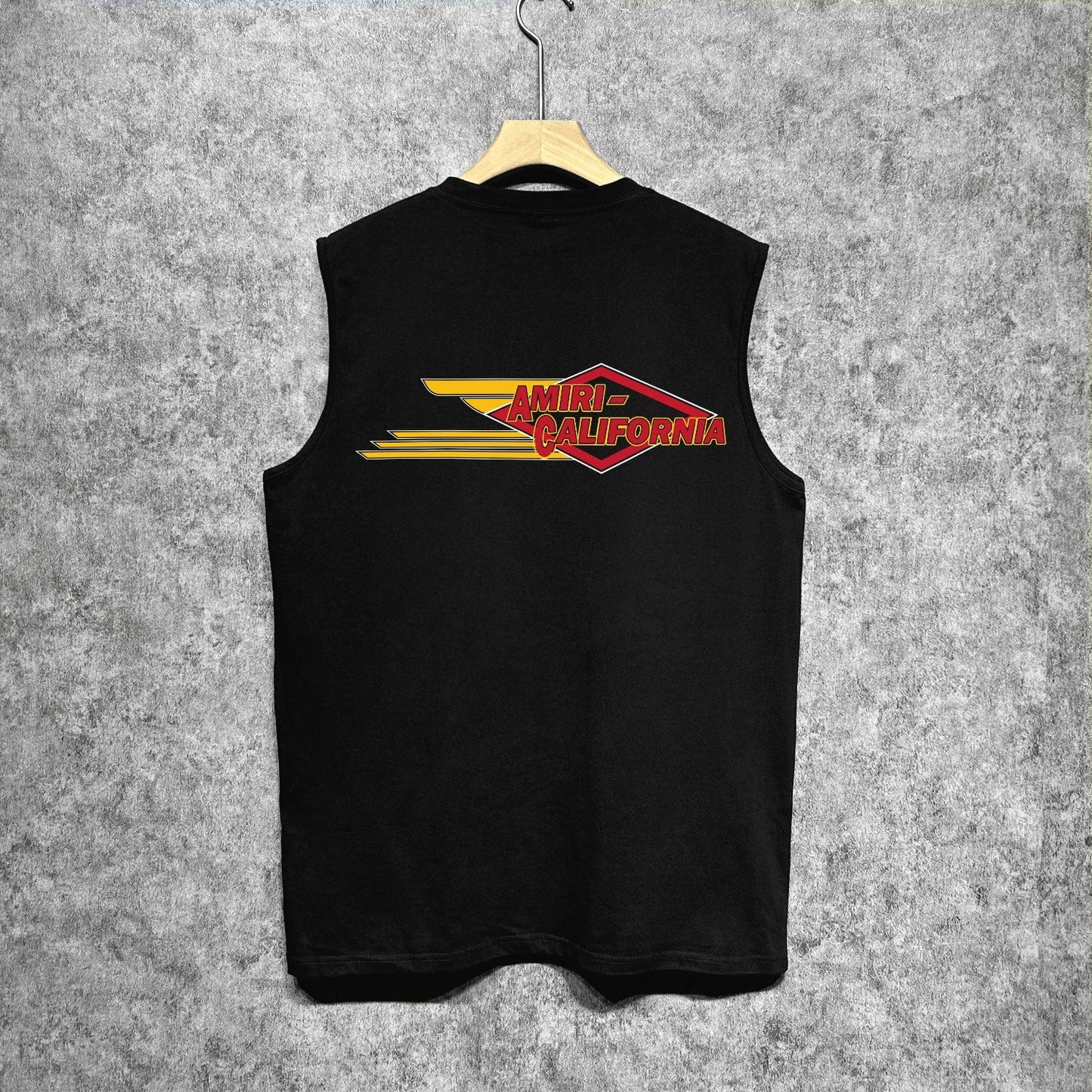 Amiri tank top eagle printing