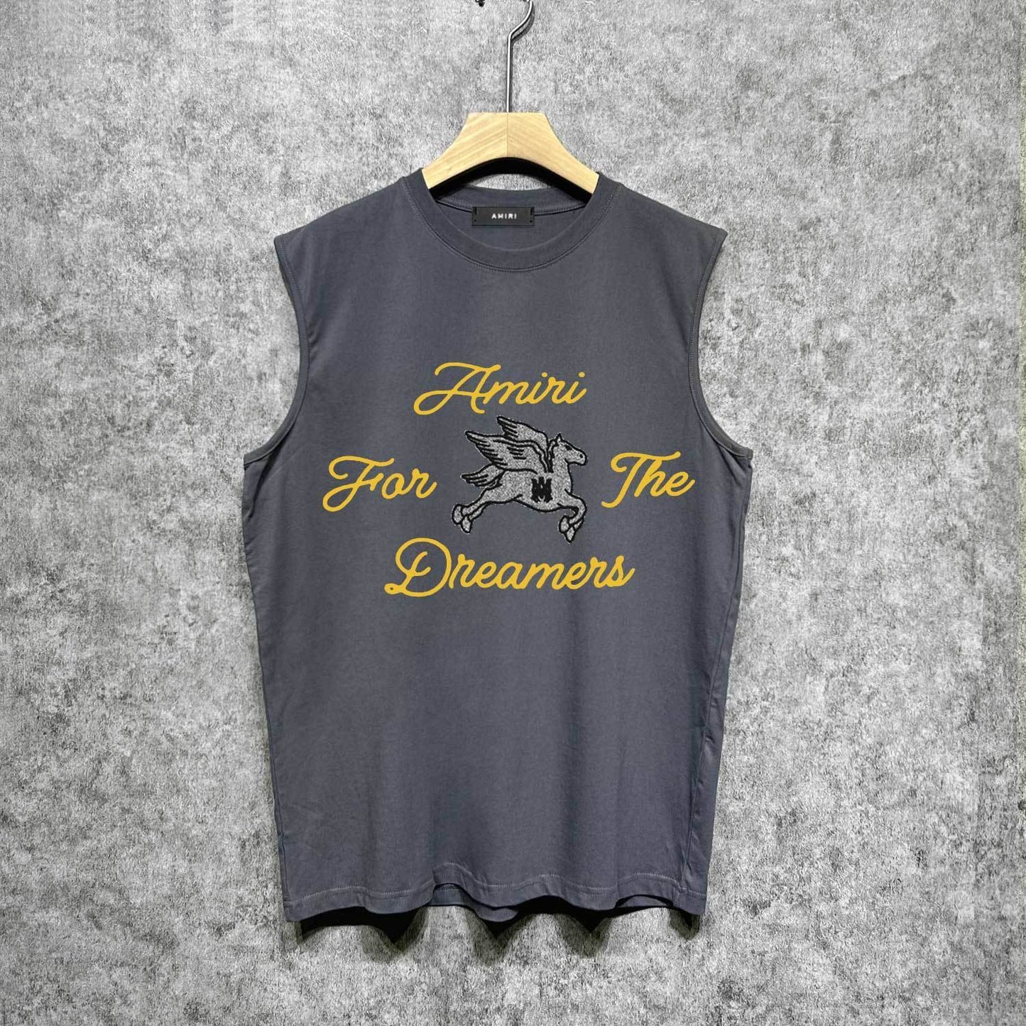 Amiri tank top pegasus printing