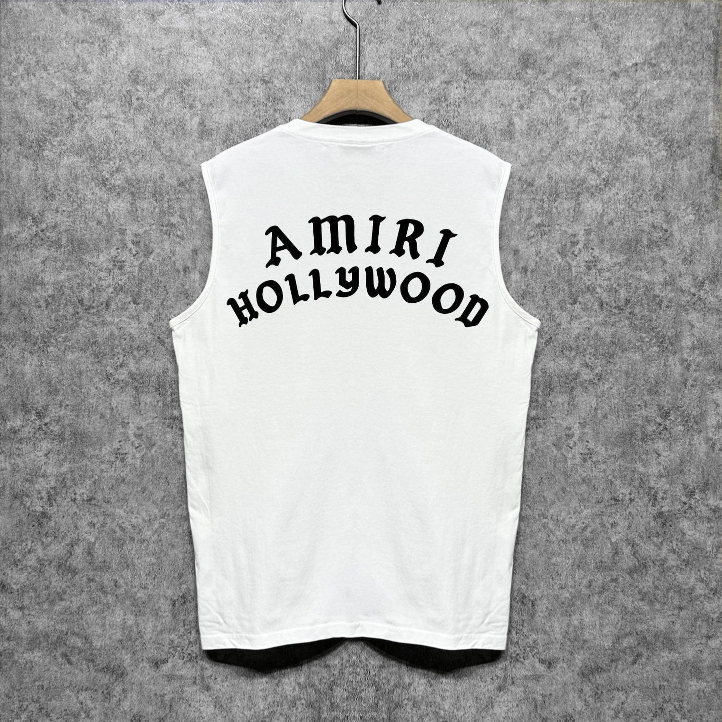 Amiri tank top hollywood pure letterprinting