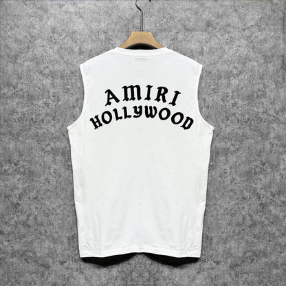 Amiri tank top hollywood pure letterprinting