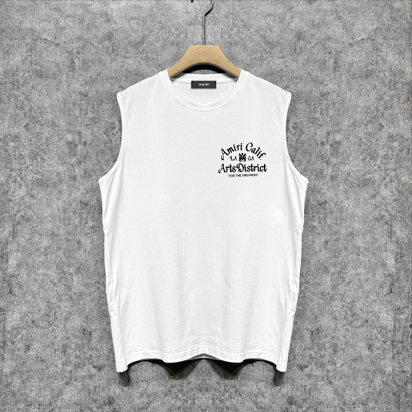 Amiri tank top artistic word printing