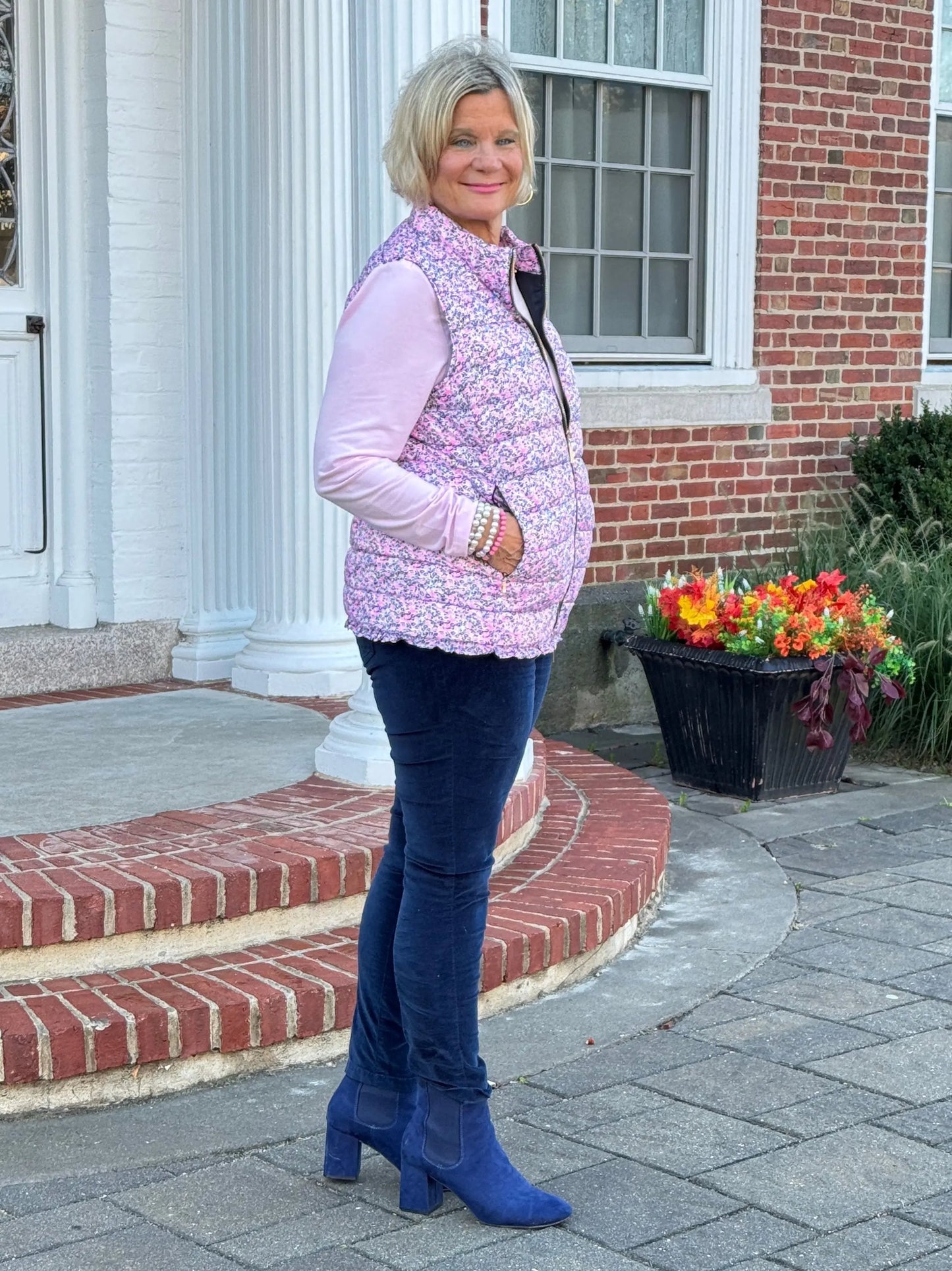 LULU-B AUBRY PINK SHORT PUFFER VEST