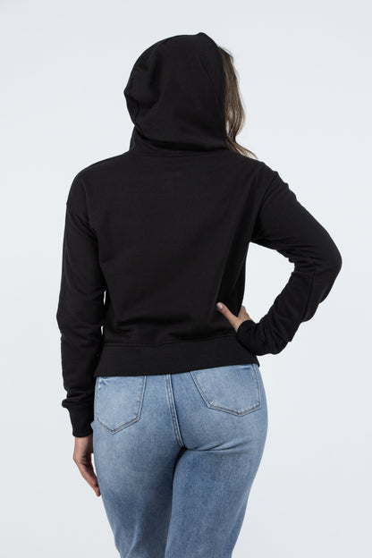 The Perfect One Women's Asymmetrical Side Zip Hoodie