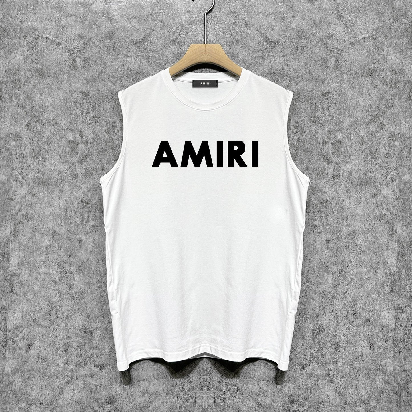 Amiri tank top thick flat simple letterprinting