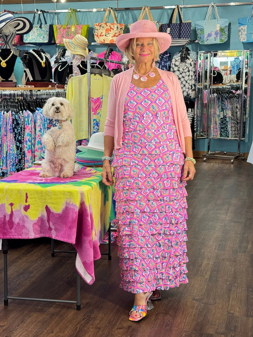LULU-B PINK SIESTA CHA CHA MAXI