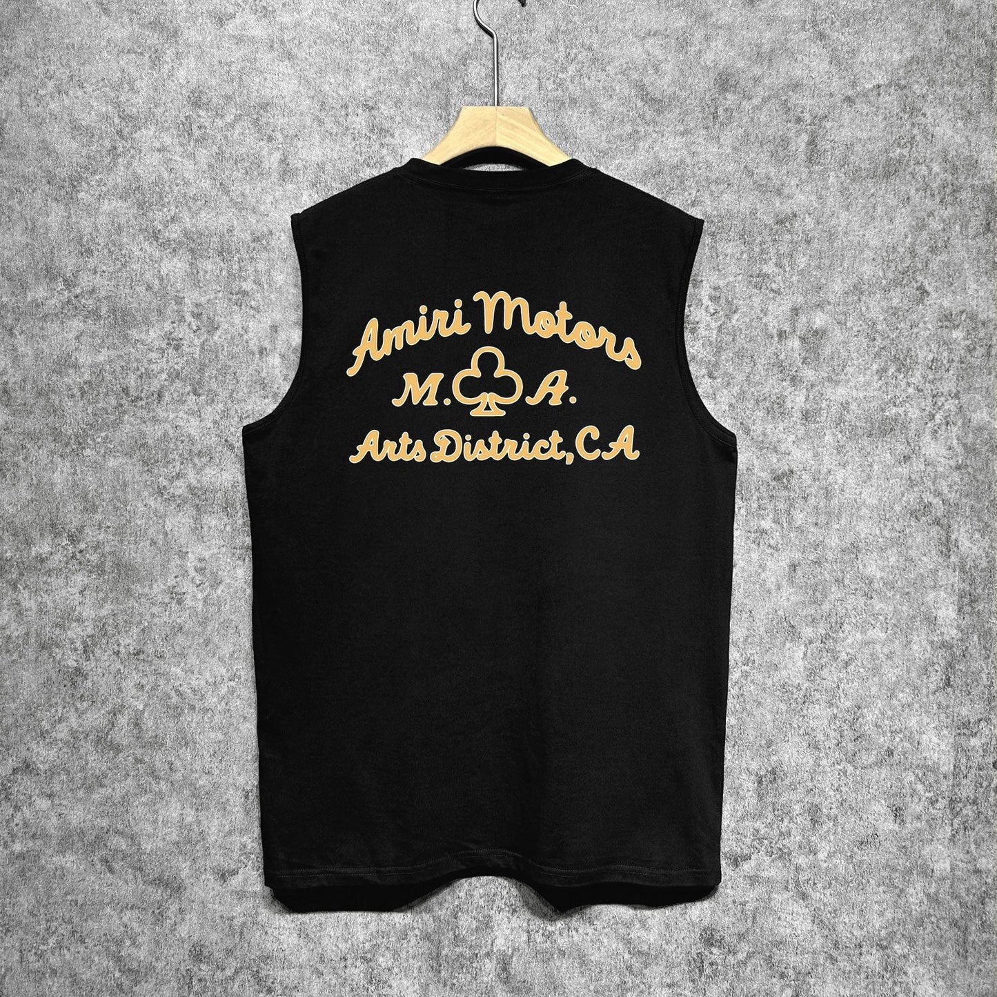 Amiri tank top lion medal printing