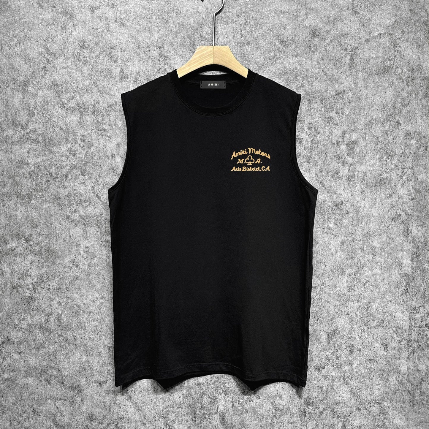 Amiri tank top lion medal printing