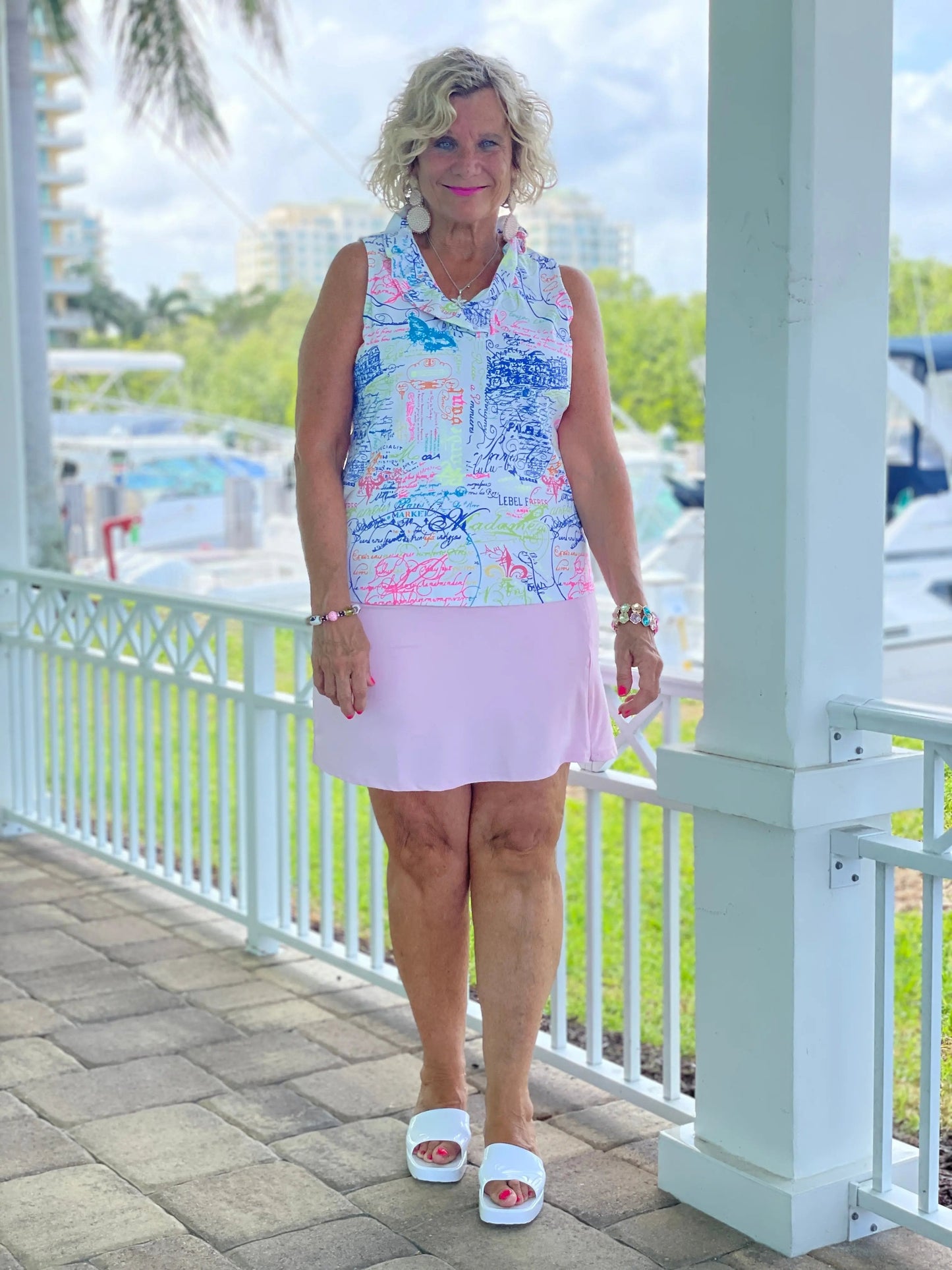 FROSTED PINK SKORT