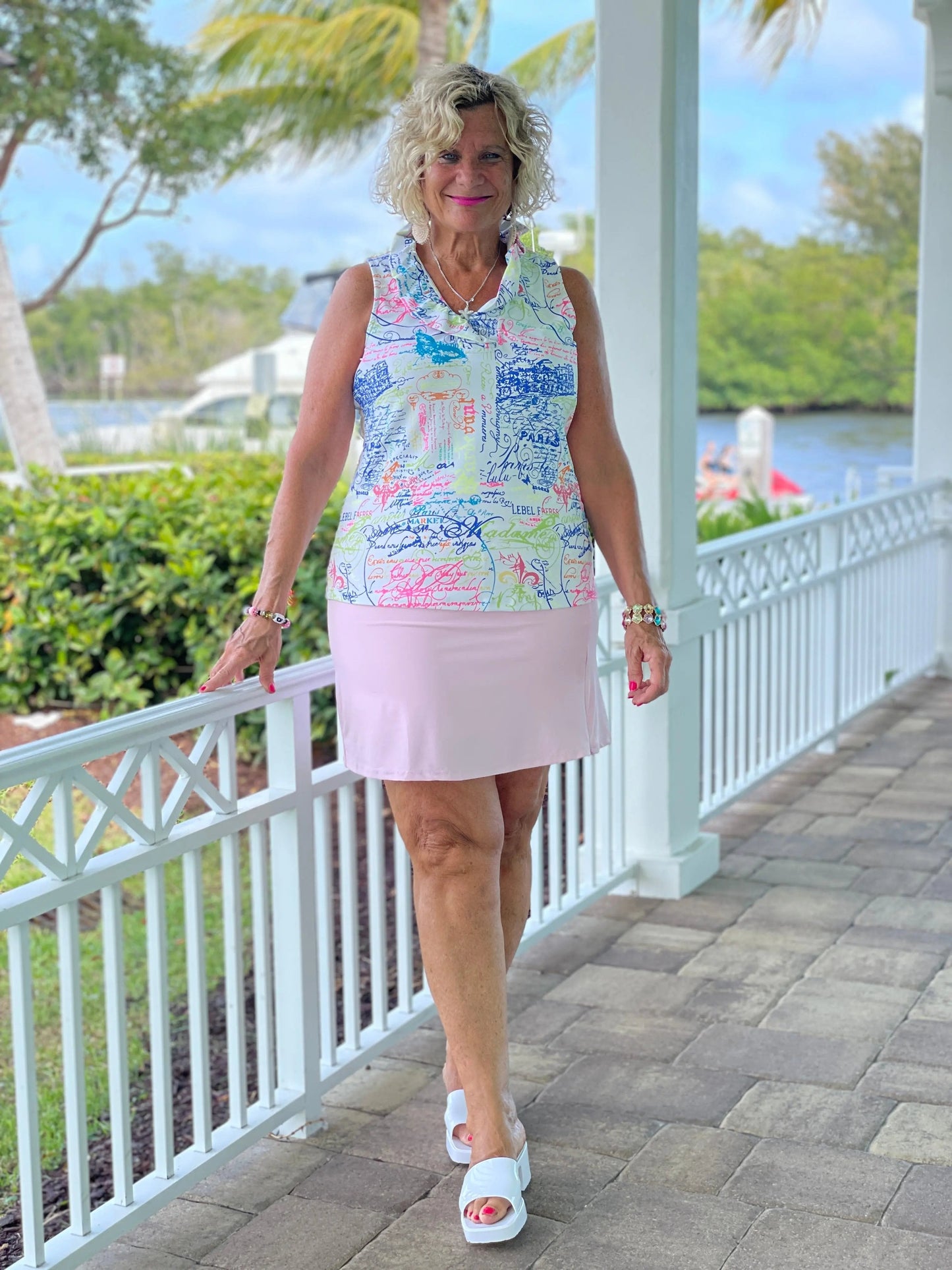 FROSTED PINK SKORT
