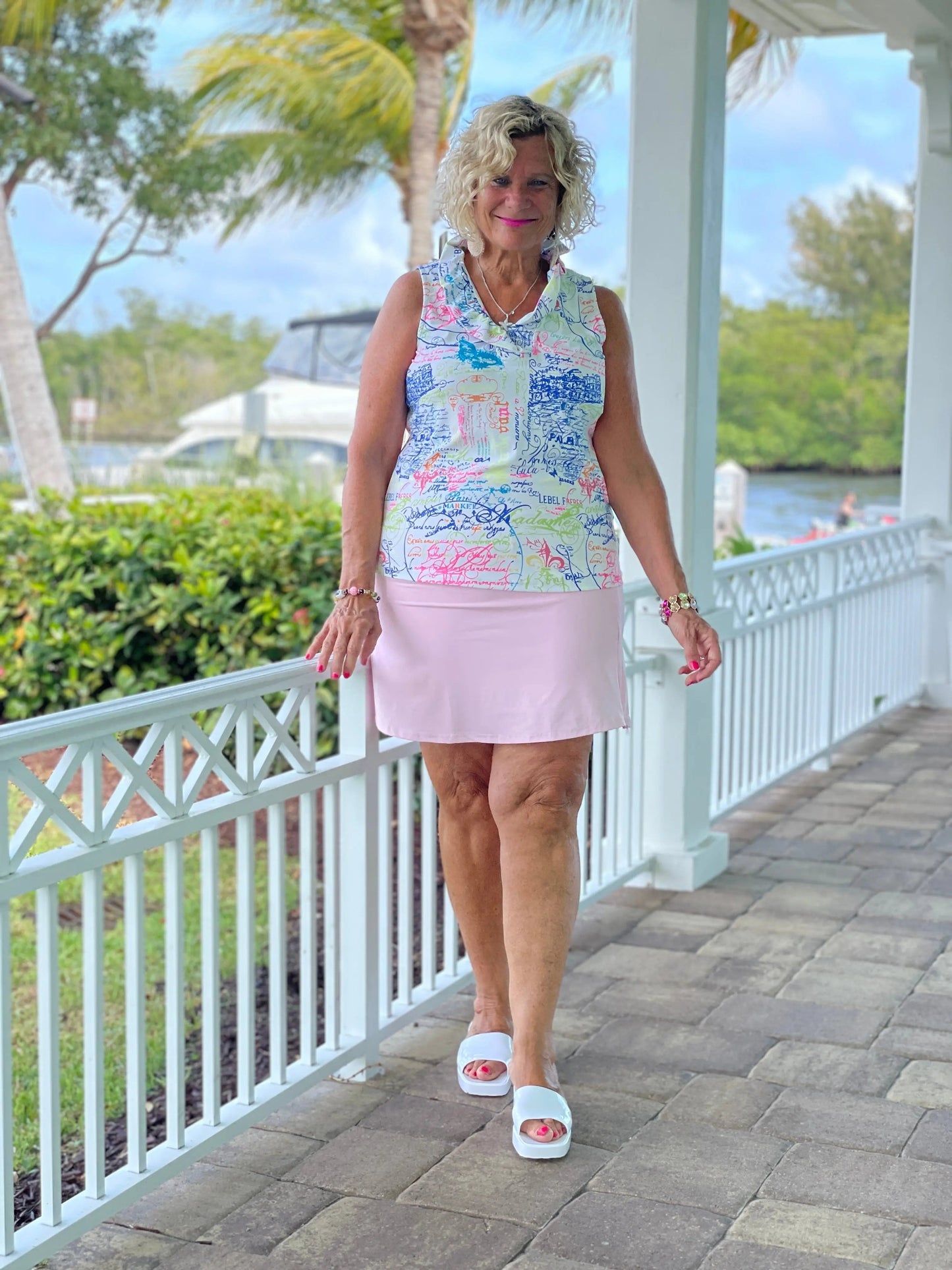FROSTED PINK SKORT