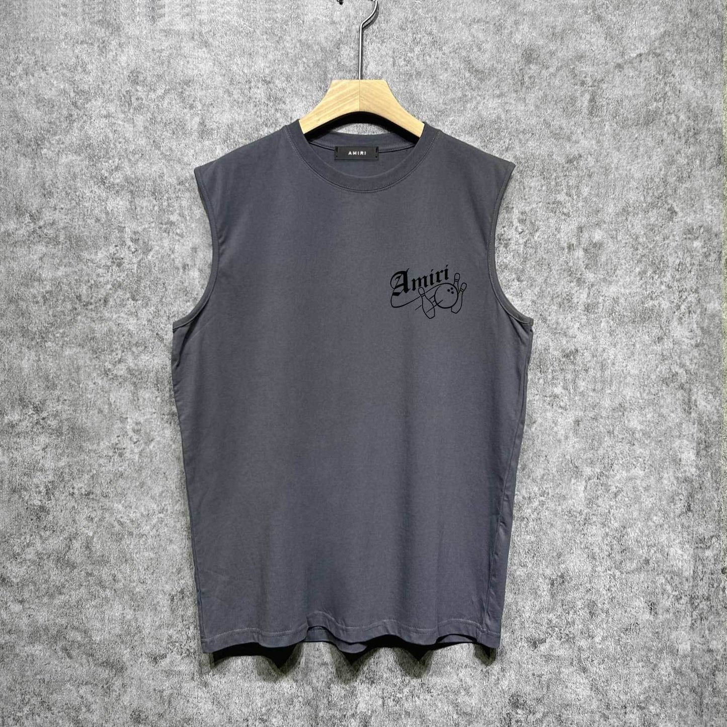 Amiri tank top bowling print
