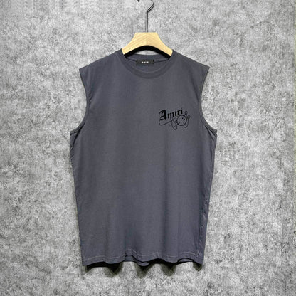Amiri tank top bowling print