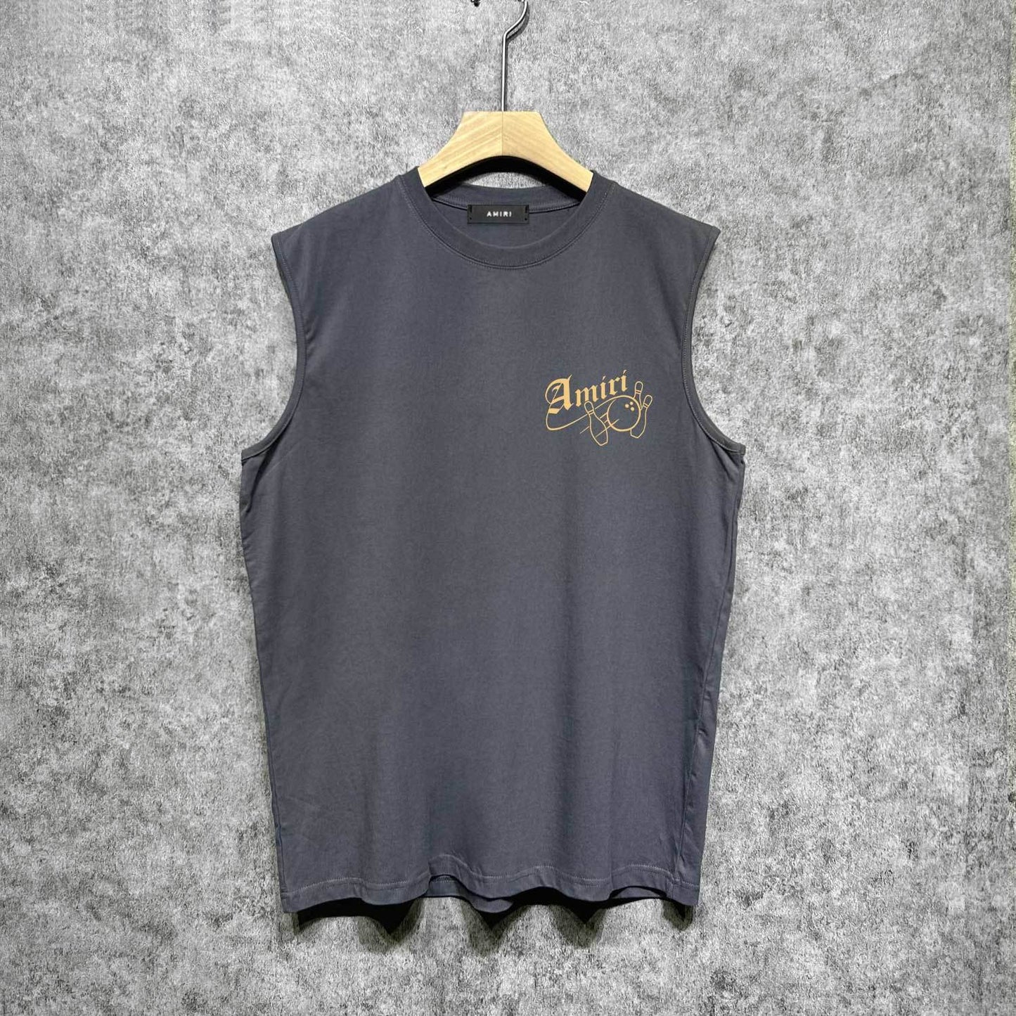 Amiri tank top bowling print