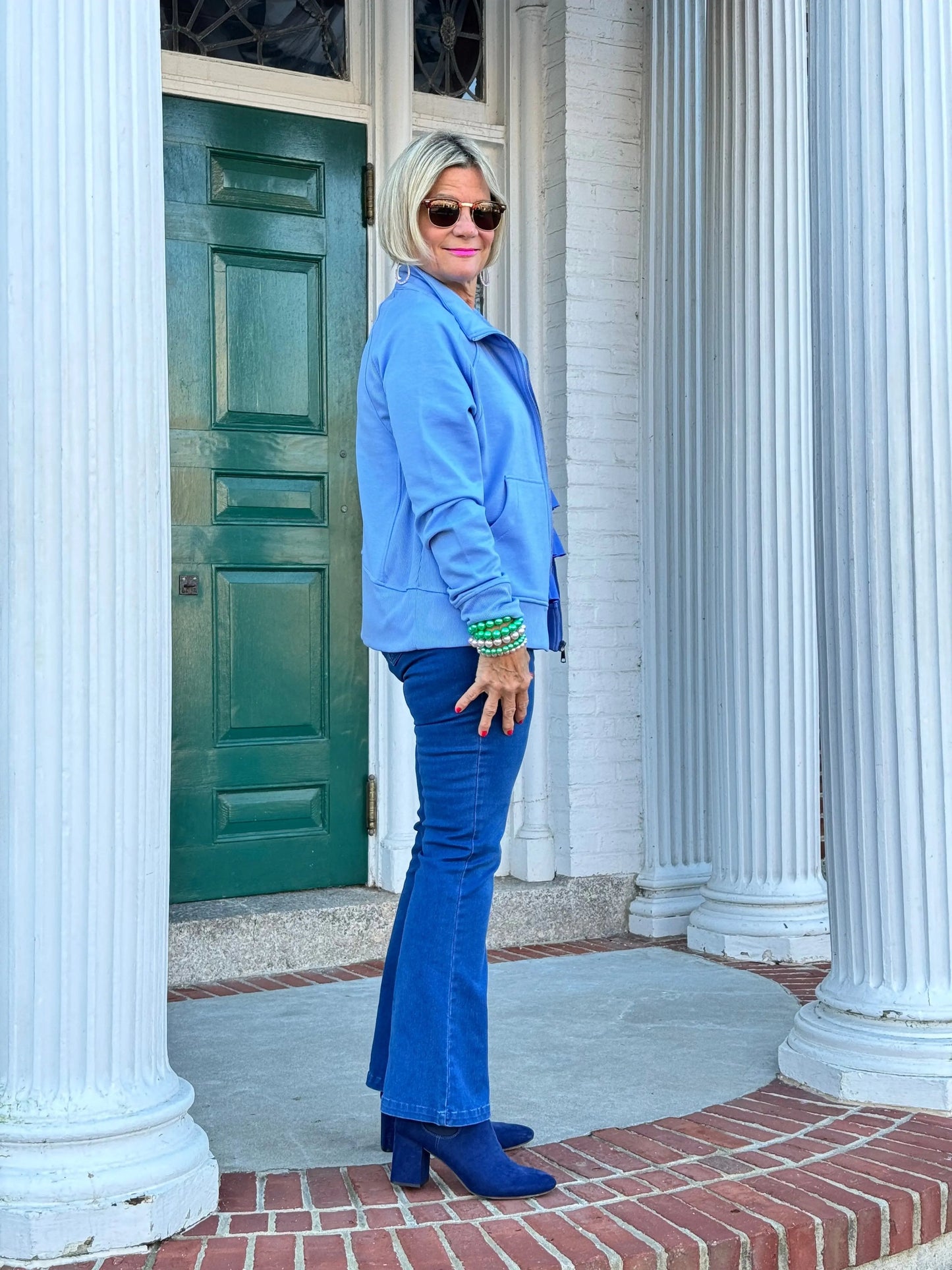 CLEAR  PERI FULL ZIPPER
