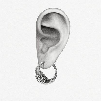 LUNAR SOLAR SKULLS EARRINGS