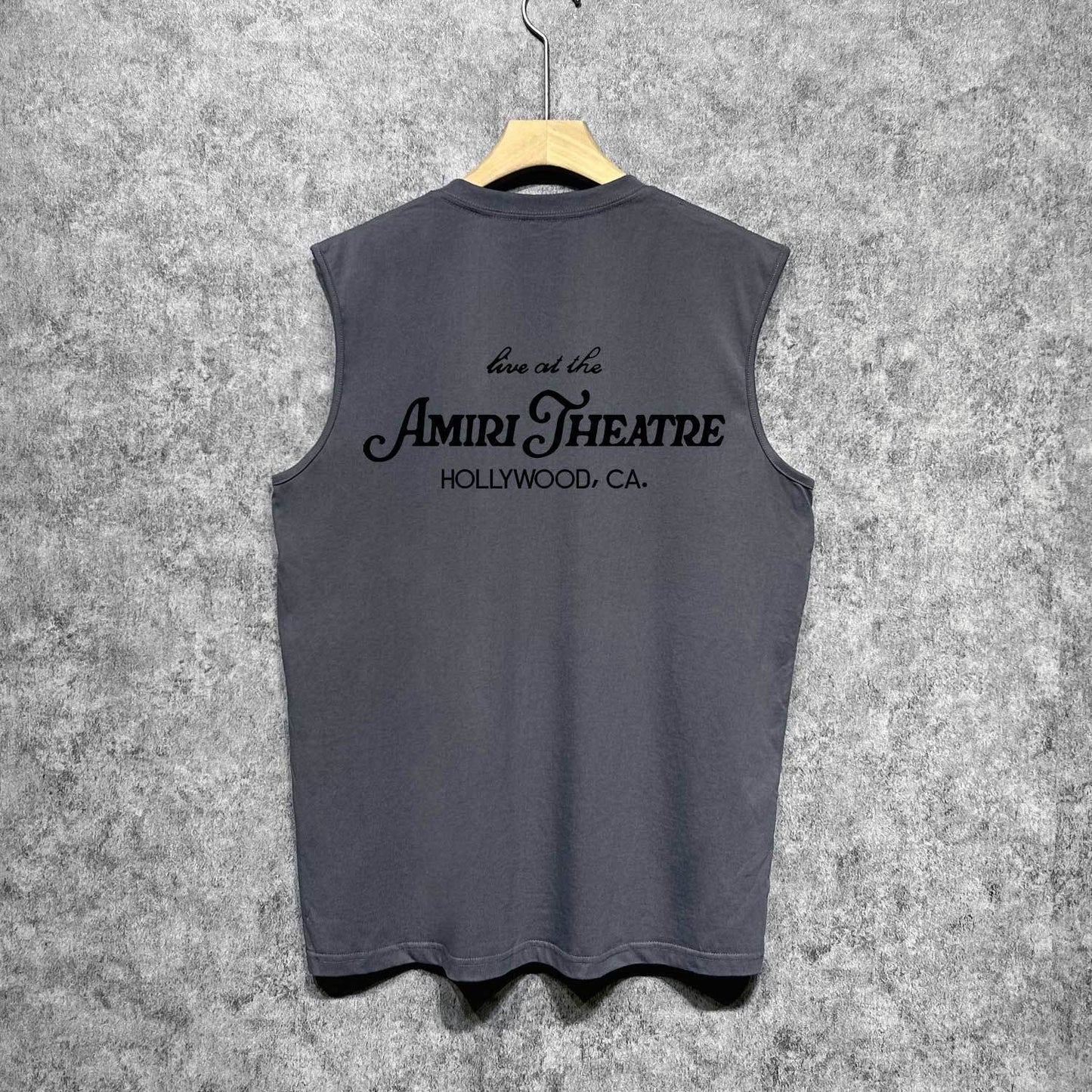 Amiri tank top with strange letter printing