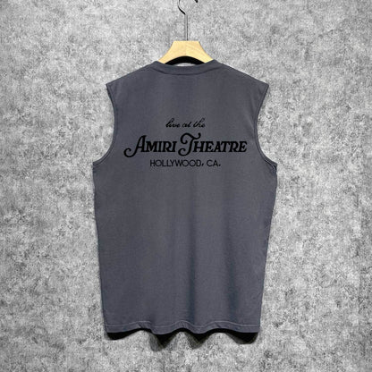 Amiri tank top with strange letter printing