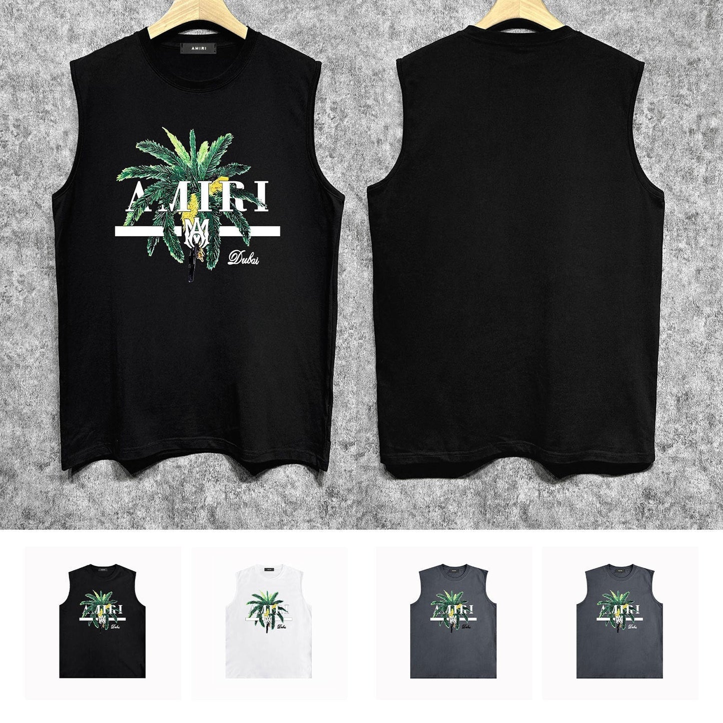 Amiri tank top dubai printing