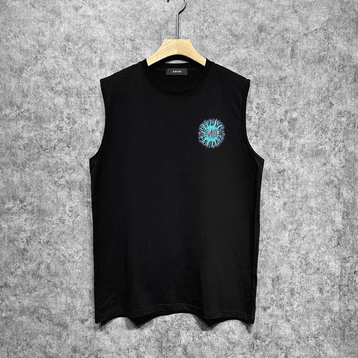 Amiri tank top colorful sun print