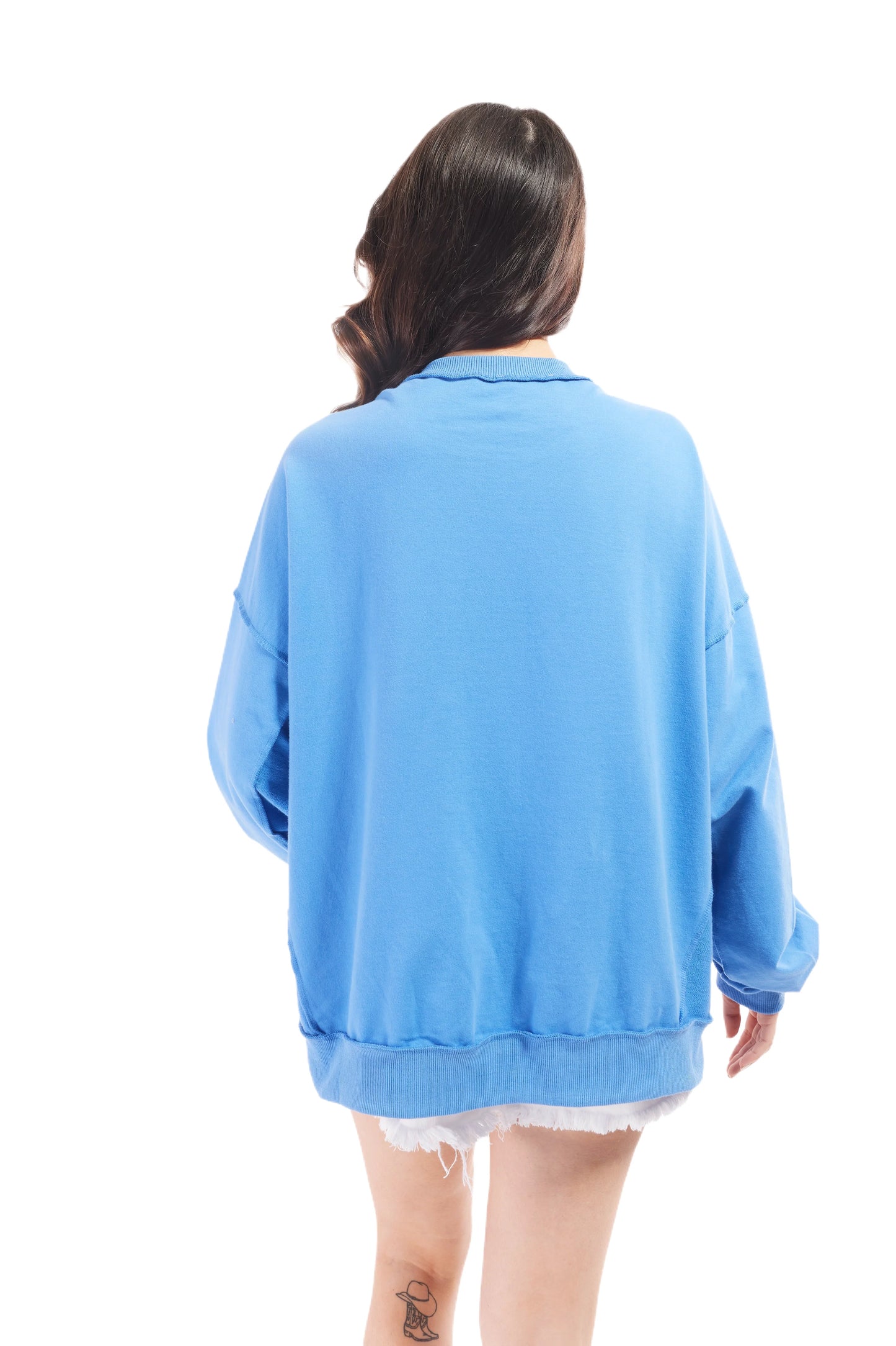 Women's Asymmetrical USA Star Sweatshirt