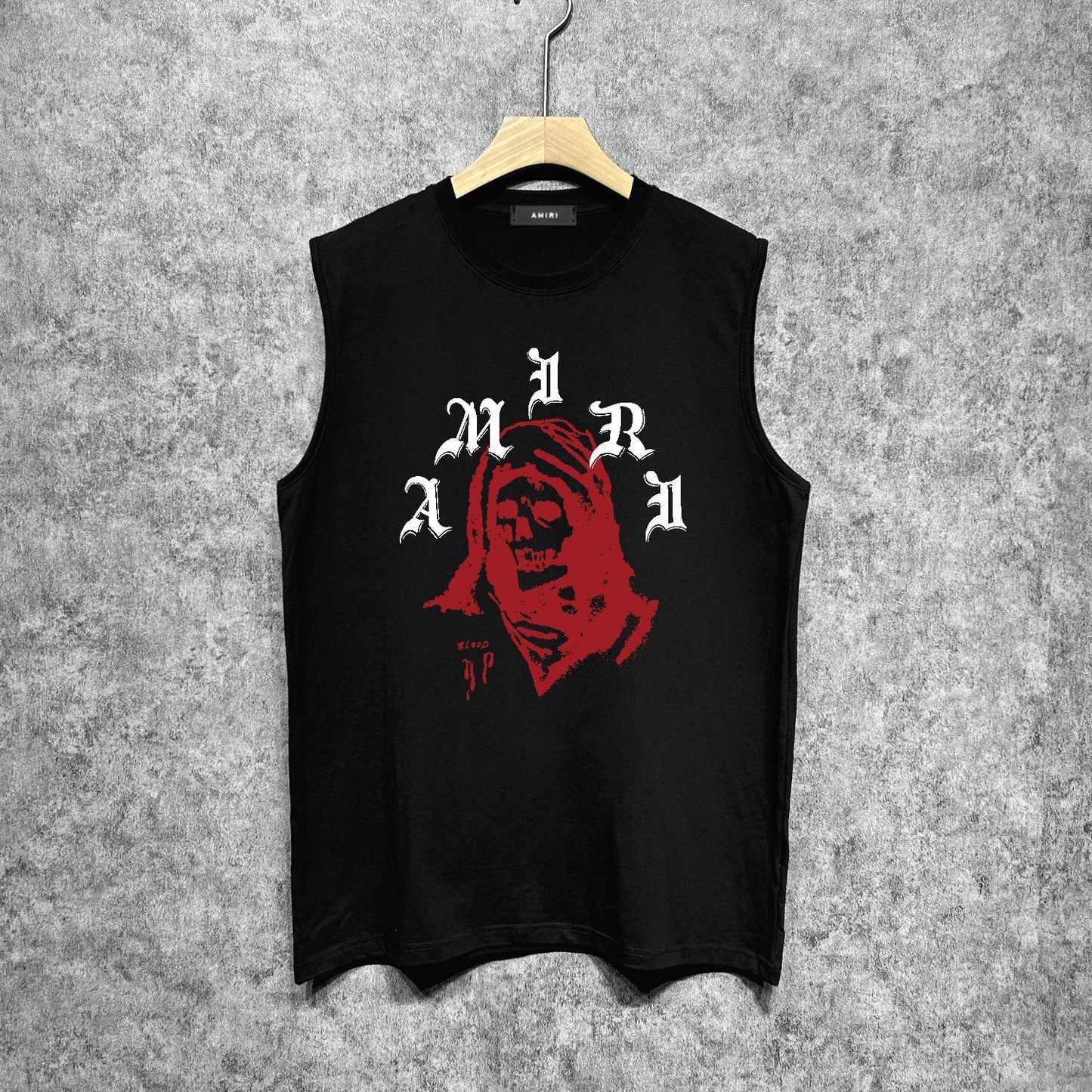 Amiri tank top bandana skull print
