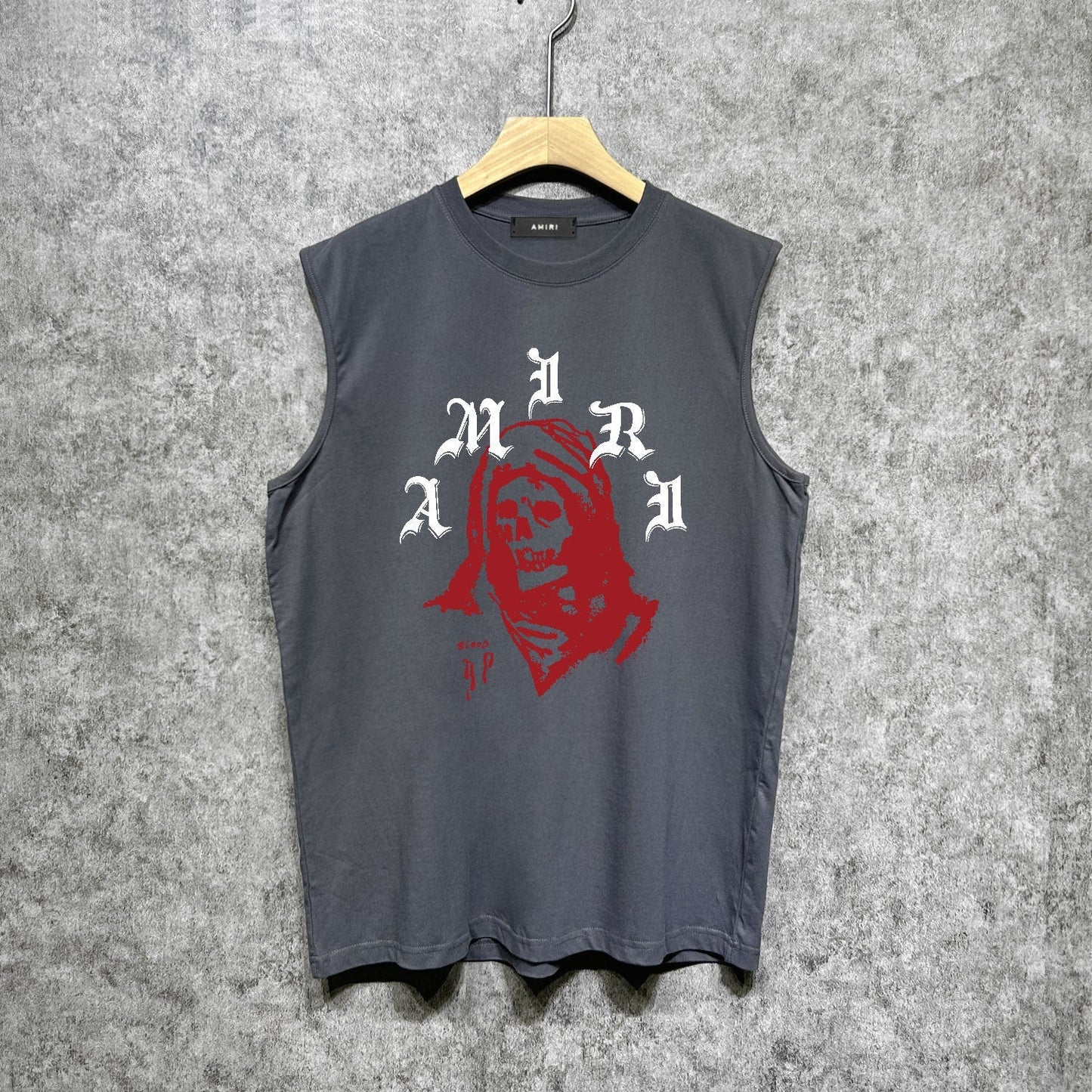 Amiri tank top bandana skull print
