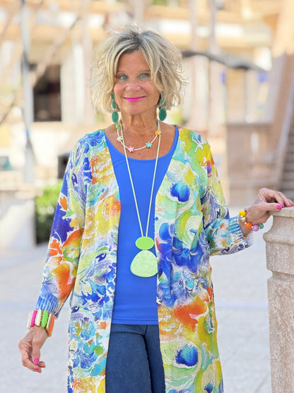 Ethyl Classic Long Length Cardi - Soulful