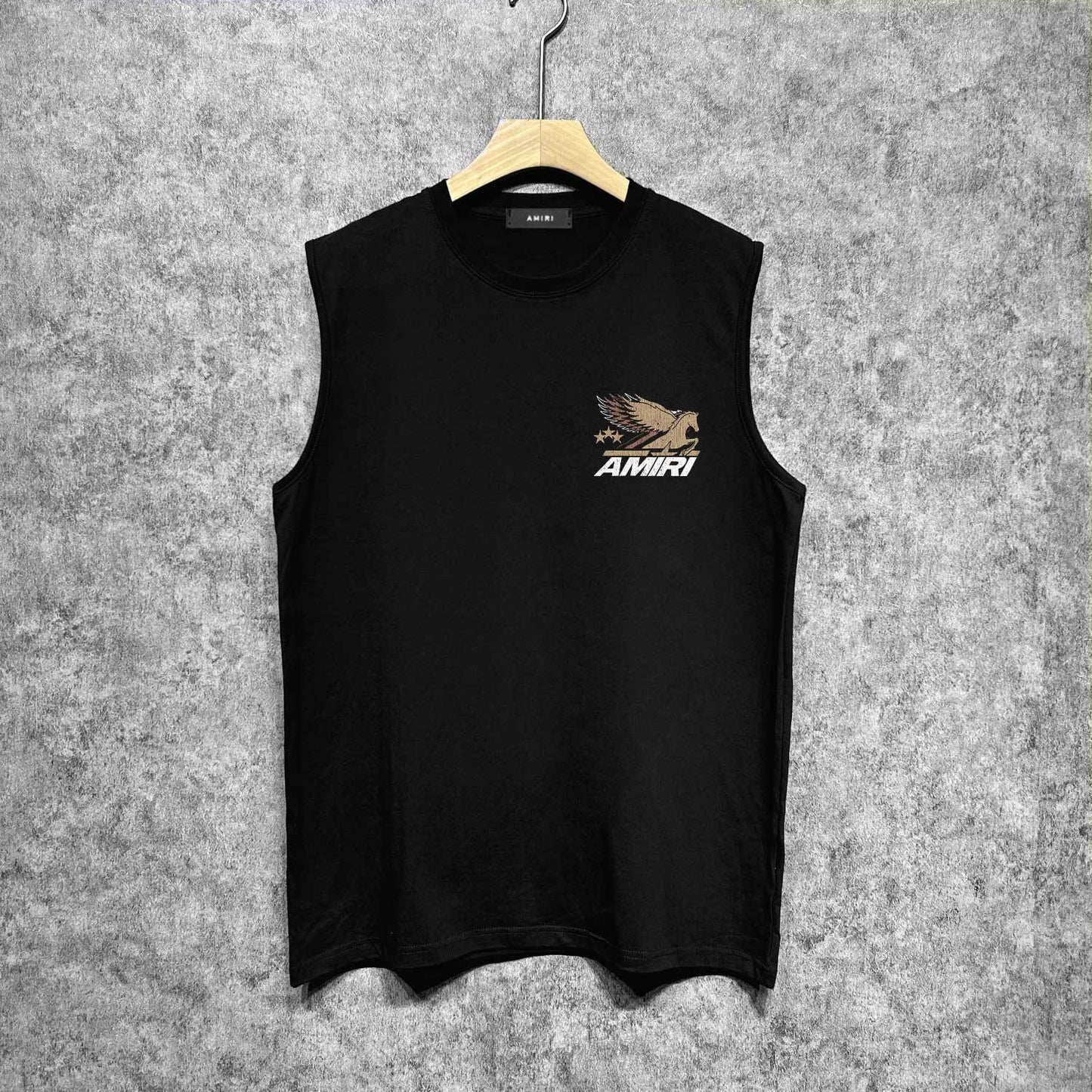 Amiri tank top mottled pegasus print