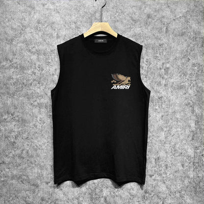 Amiri tank top mottled pegasus print