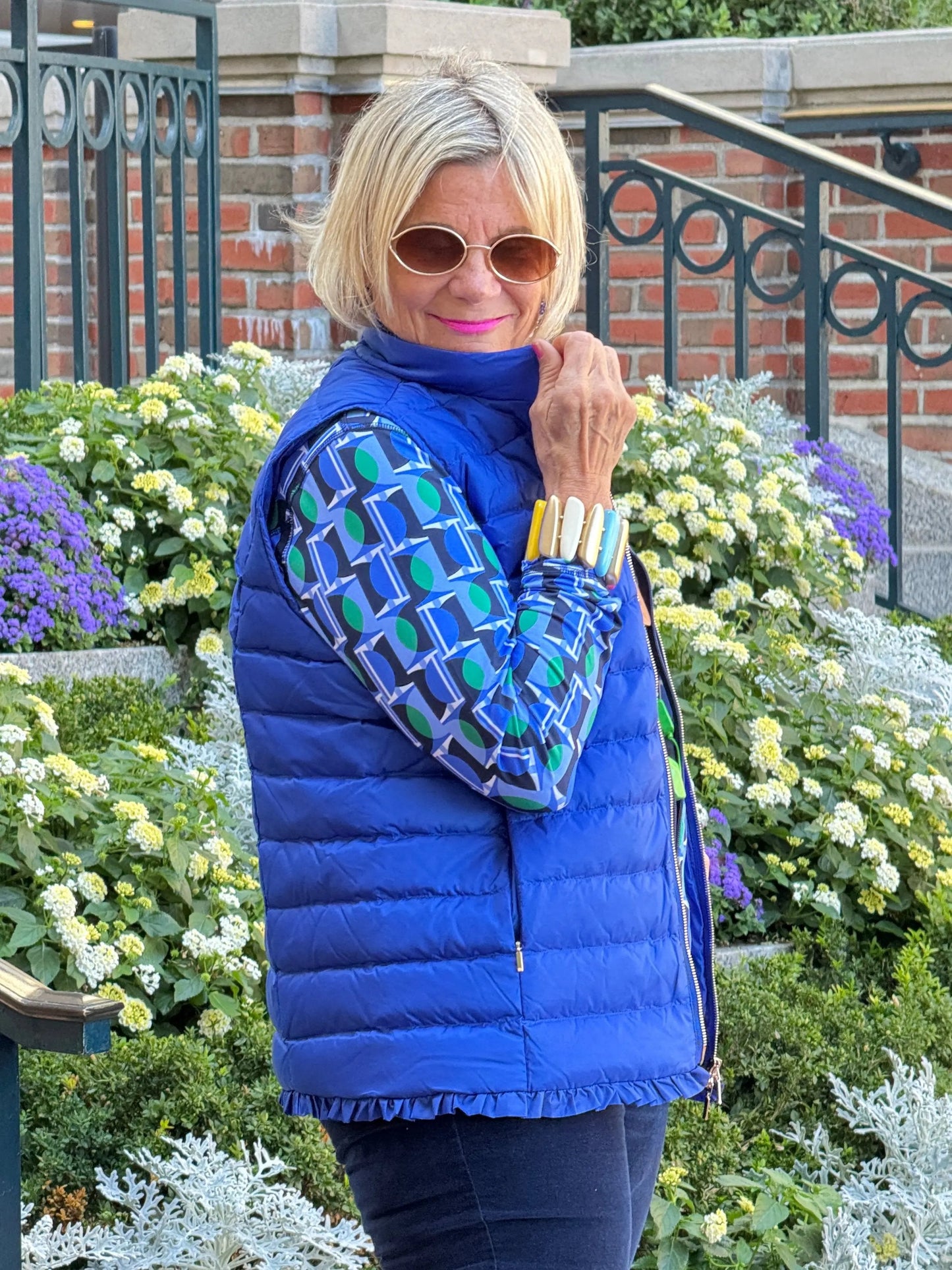 LULU-B SAPPHIRE SHORT PUFFER VEST