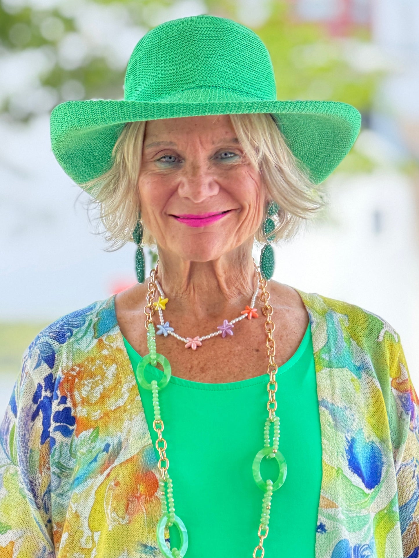 Lulu B Coastal Green Hat
