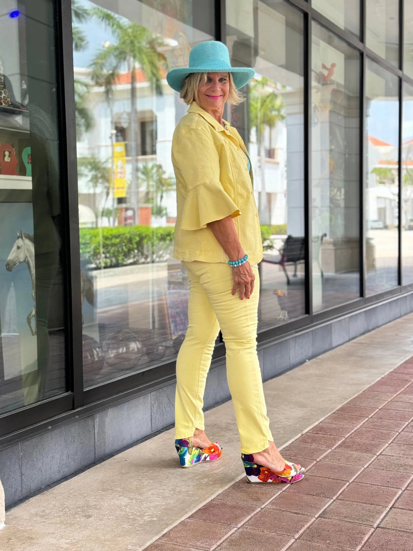 Ethyl The End Yellow Game Pant - Gloss