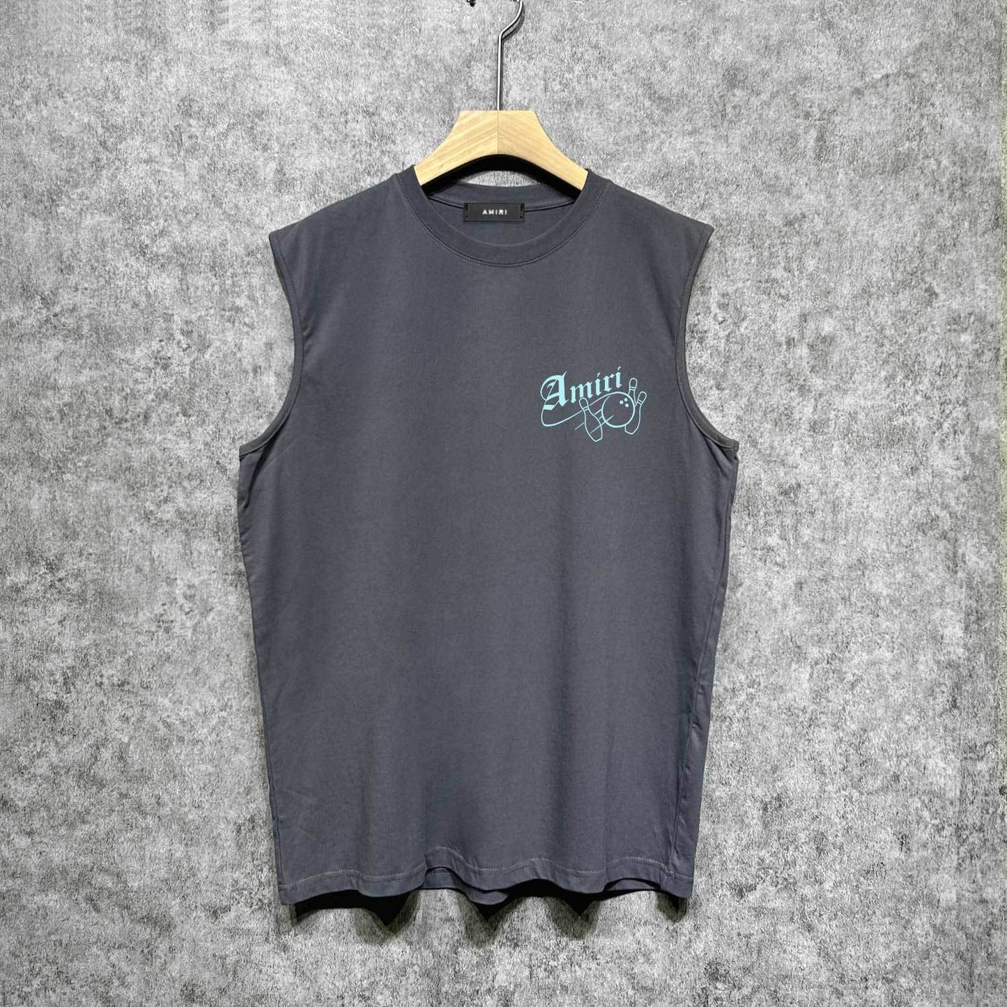 Amiri tank top bowling print