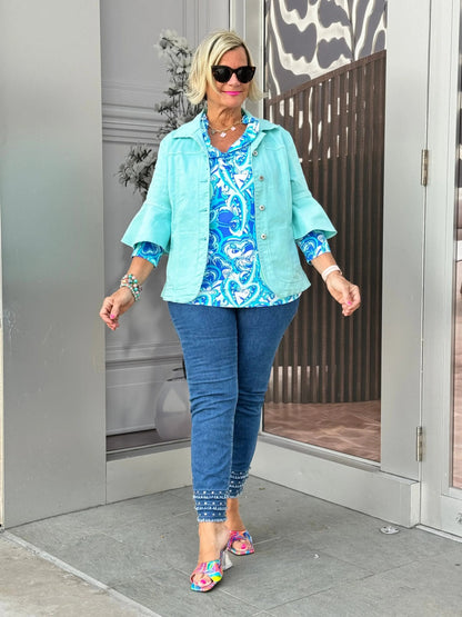 Ethyl Easy Going Jacket - Snowflake