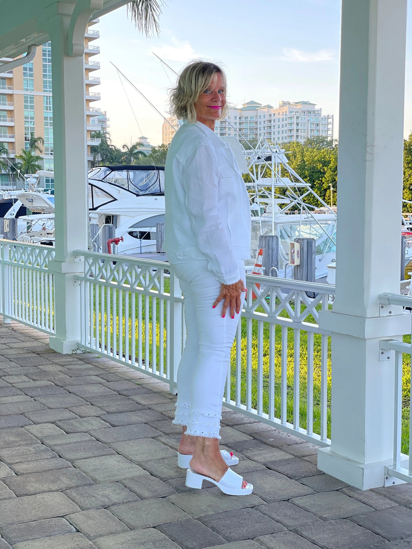 ETHYL DOTTIE ANKLE PANT