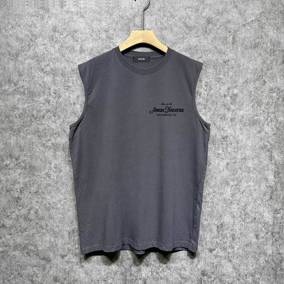Amiri tank top with strange letter printing