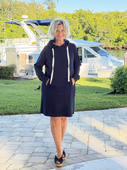 Lulu b kangaroo Navy scuba dress