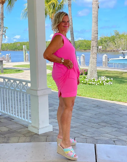 HOT PINK SKORT