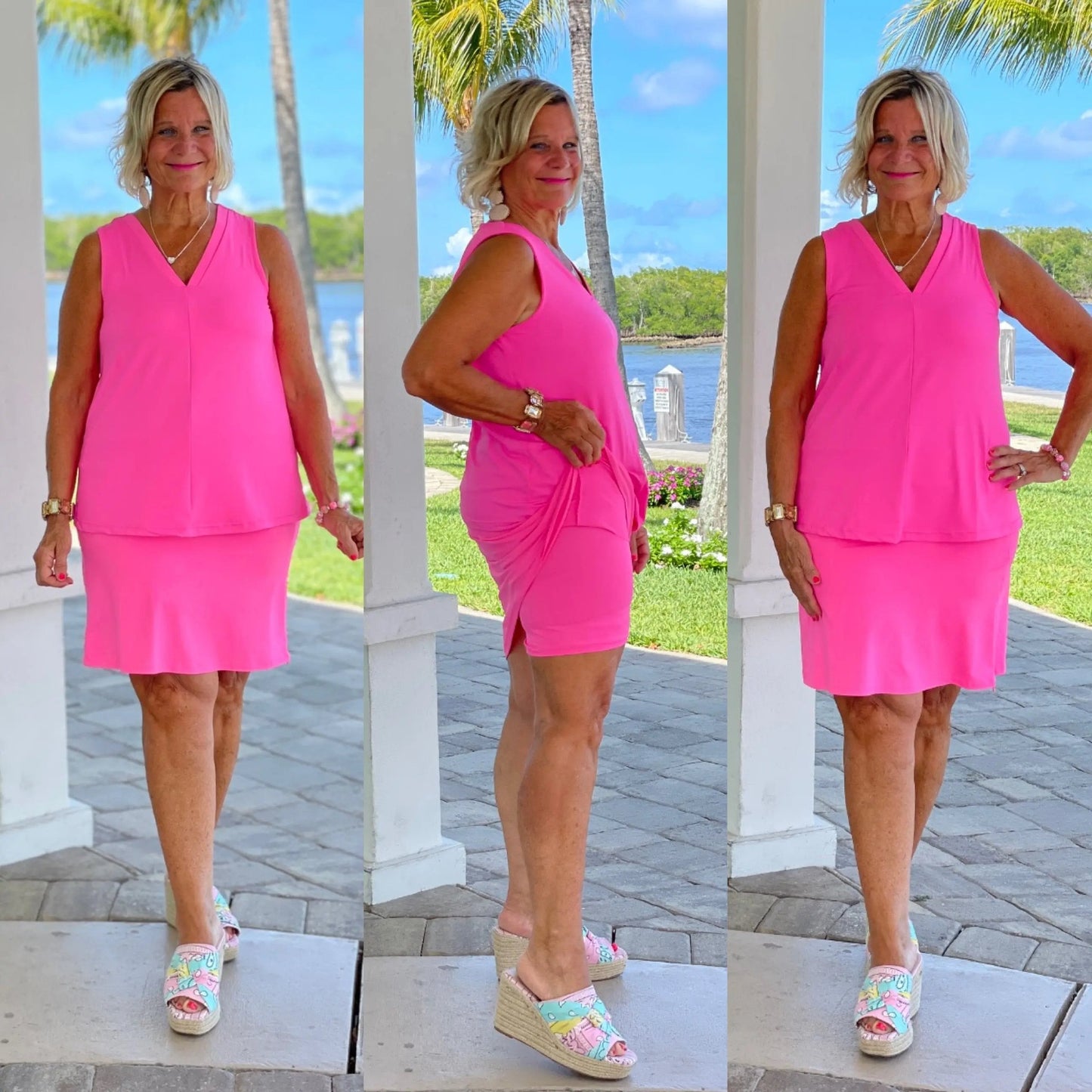 HOT PINK SKORT