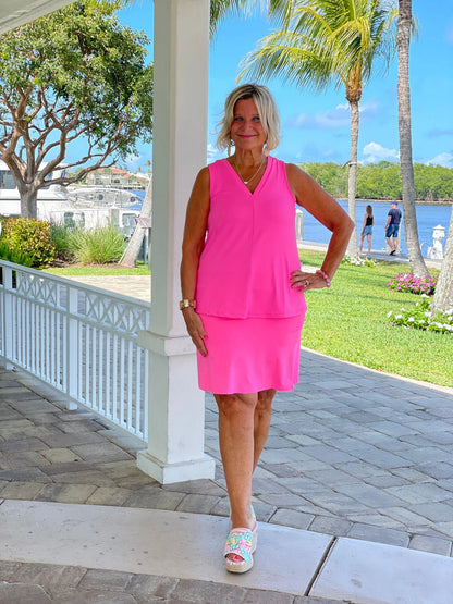 HOT PINK SKORT