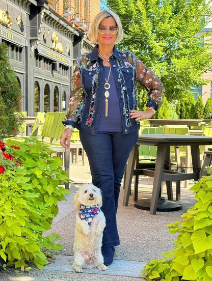Ethyl The Whimsy Jacket BLUE