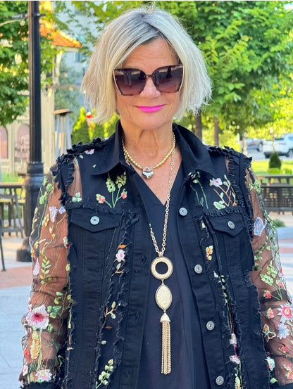 Ethyl The Whimsy Jacket - BLACK