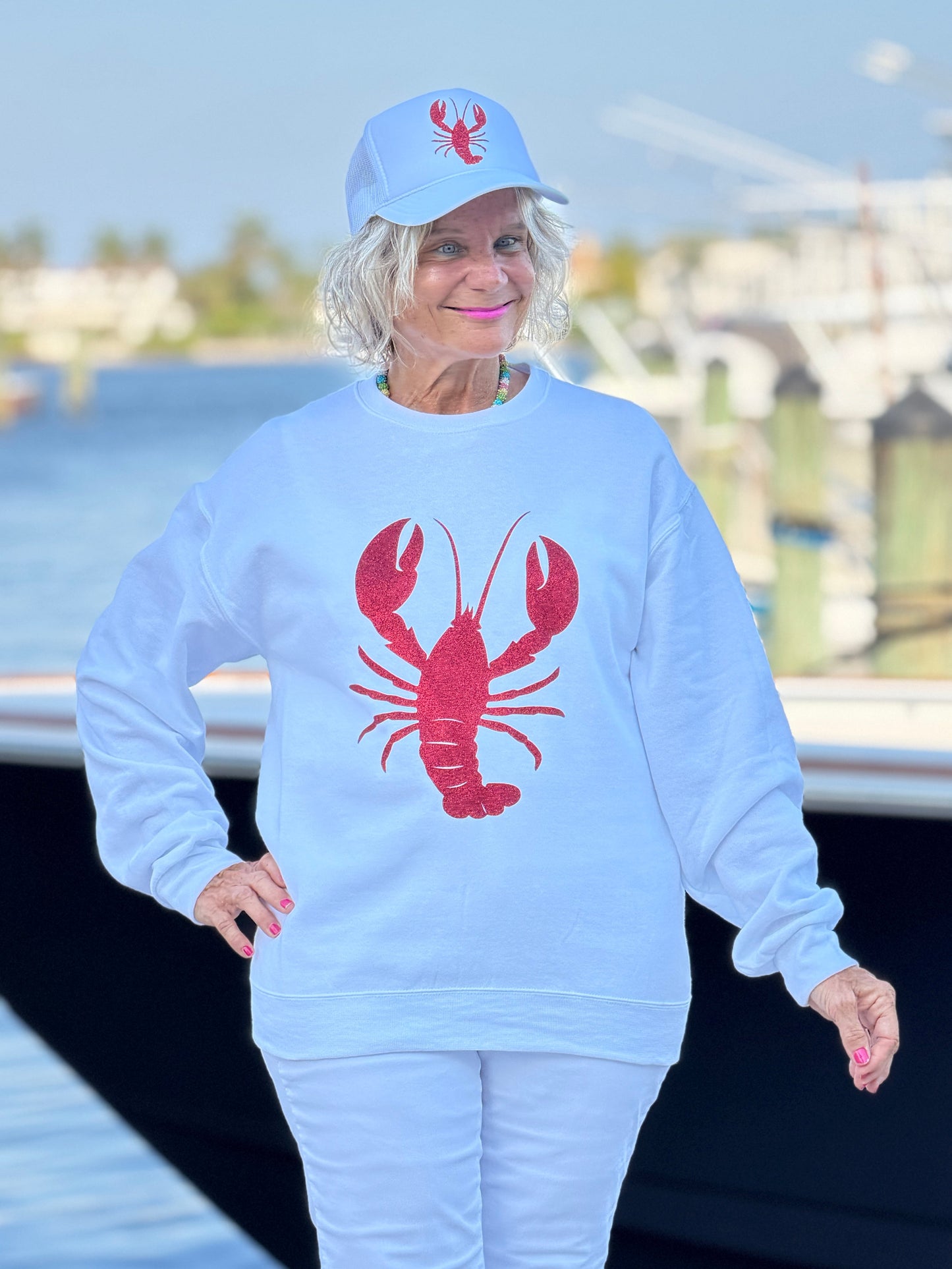 LOBSTER GLITTER HAT