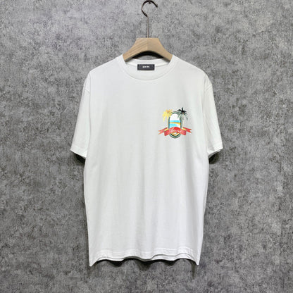 Amiri t shirts printing short sleeve