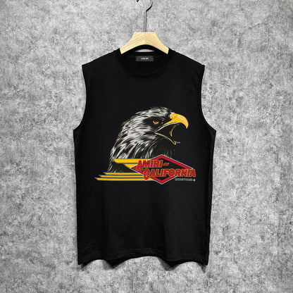 Amiri tank top eagle printing