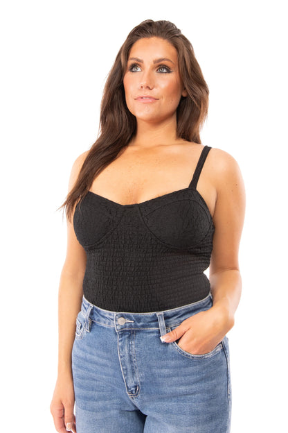 Bet You Women's Lightweight Knit Bodysuit